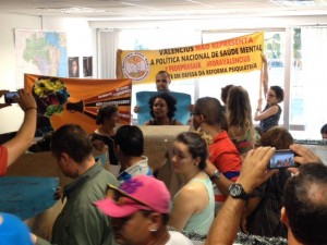 Movimentos da luta antimanicomial ocupam nesta terça-feira (15/12) o Ministério da Saúde contra novo coordenador, Wurch Duarte Filho