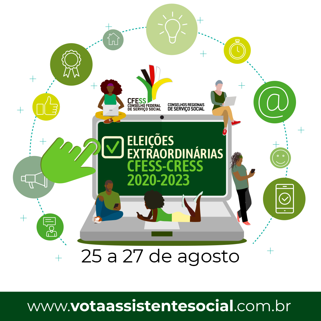 Eleições CFESS-CRESS: veja a primeira lista das e dos assistentes sociais  aptas/os a votar