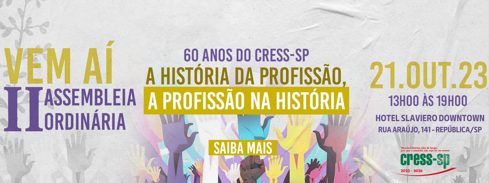 São Paulo sedia o 48º Encontro Descentralizado dos Conselhos Regionais de  Serviço Social (CRESS) da Região Sudeste – CRESS SP