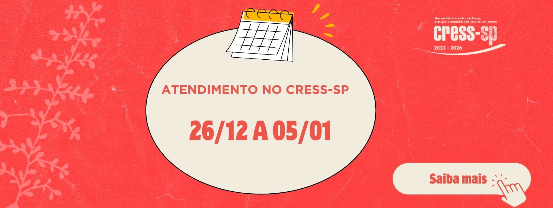 Confira o horário de atendimento do CRESS-PR no recesso do fim do ano -  CRESS-PR